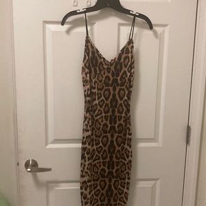 Size small, cheetah dress.
